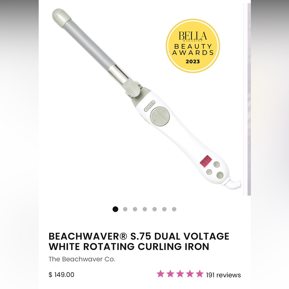 Beachwaver rotating curling iron S.75 (Bundle!)